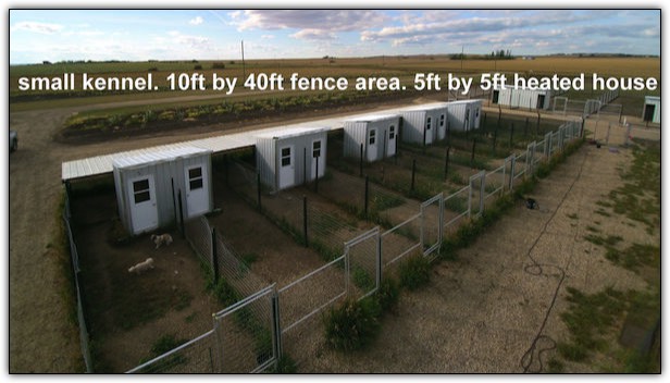 Small Kennel sizes at Bear Lake Kountry Kennels